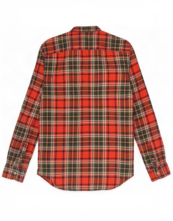 American Eagle Outfitters Herre Classic Fit Flannel skjorte Lille rød ternet