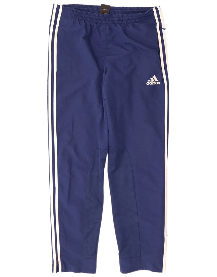 Adidas Træningsdragtsbukser til mænd UK 38/40 Medium Navy Blue Polyester