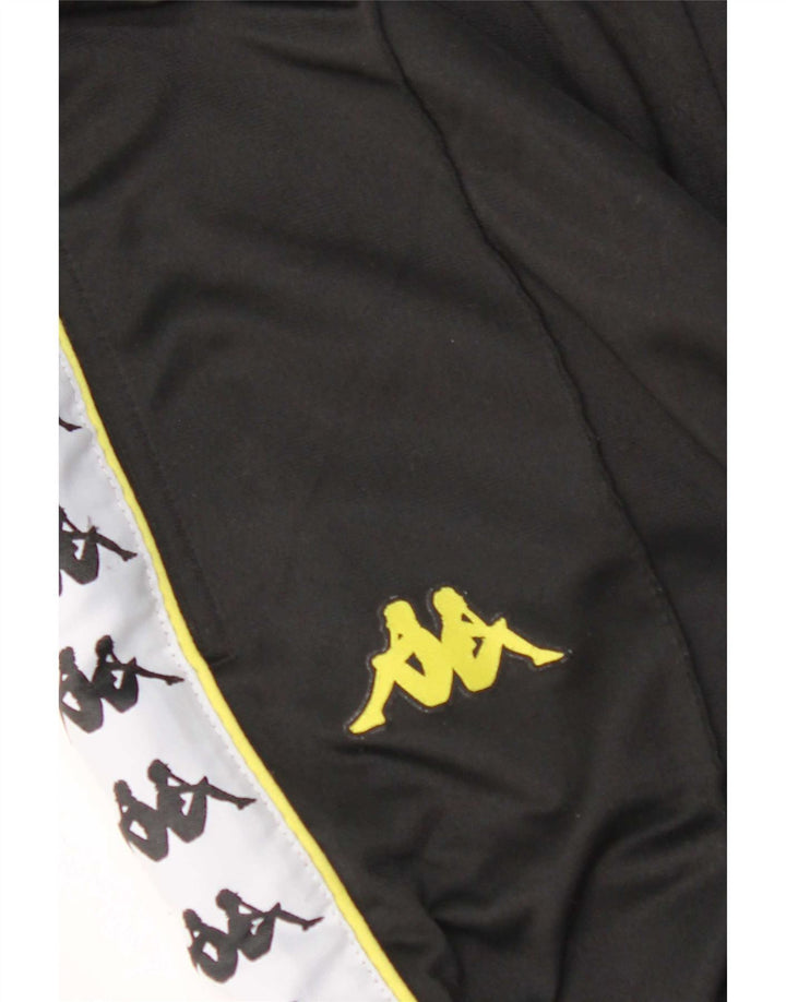 Kappa Herre grafisk træningsdragt Bukser Joggers Small Black Colourblock