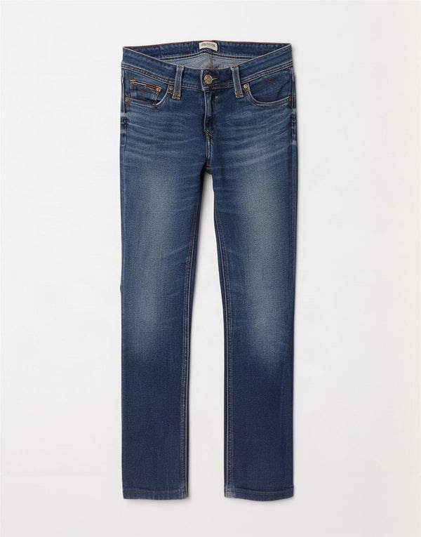 Tommy Hilfiger Dame Slim Jeans W28 L28 Blå Bomuld
