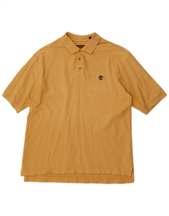Timberland herre poloshirt stor gul bomuld