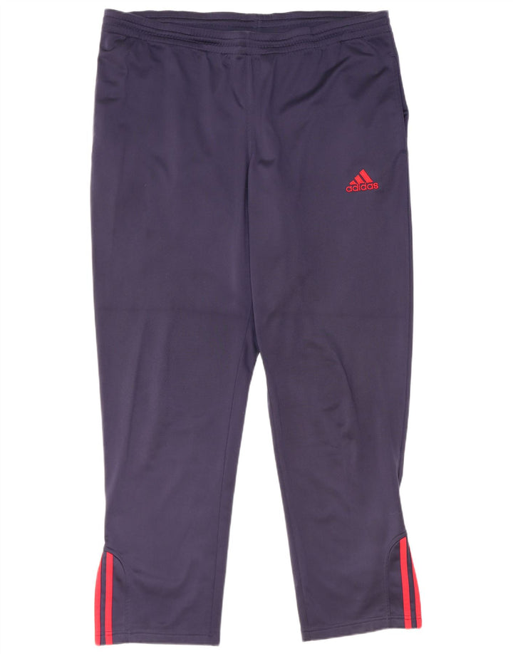 Adidas Træningsdragtsbukser til mænd UK 40/42 Medium Navy Blue Polyester