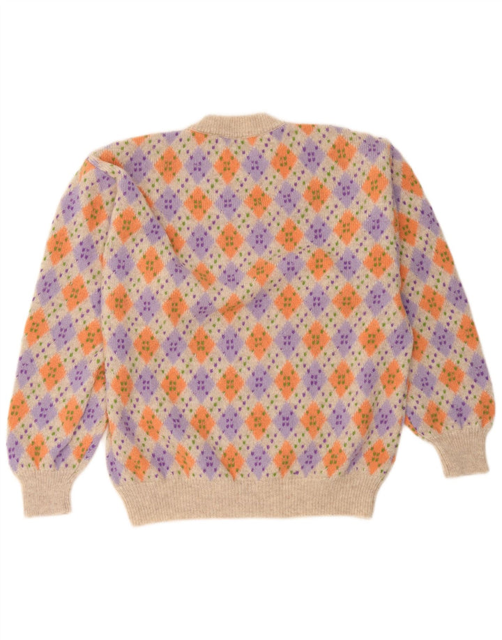 Benetton Herre Crew Neck Jumper Sweater IT 48 Medium Flerfarvet