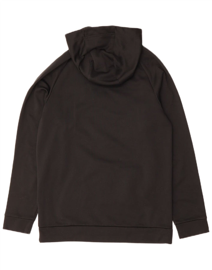 Nike Herre Therma-Fit Graphic Hoodie Jumper Lille sort polyester