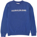 Calvin Klein Jeans Herre Grafisk Sweatshirt Jumper Medium Blå Bomuld