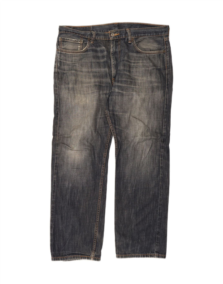 Levi's Herre 505 Straight Jeans W36 L30 Blå Bomuld