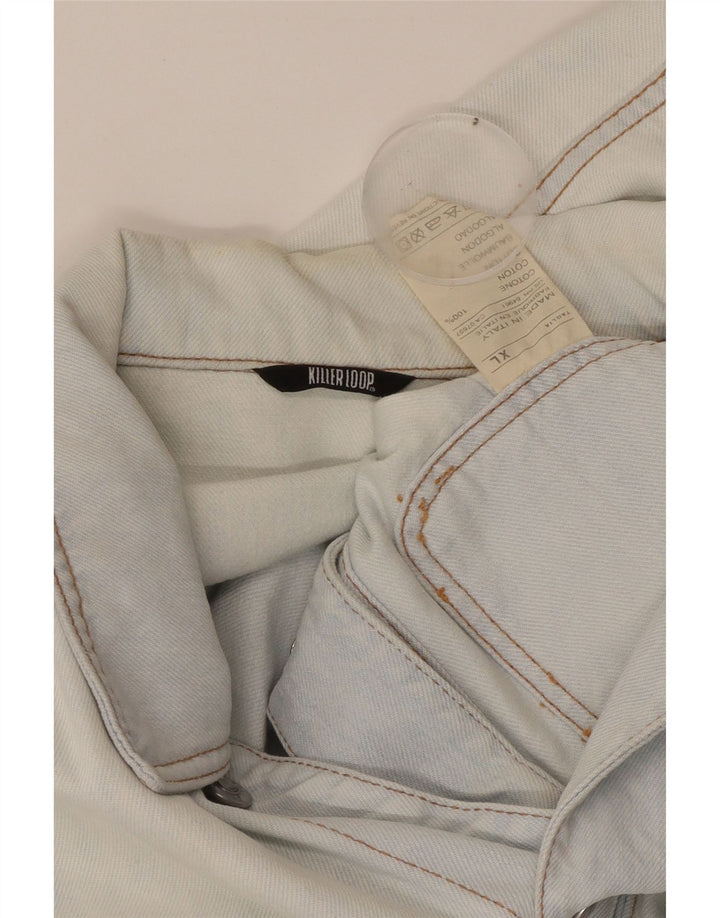 KILLER LOOP Herre denimjakke UK 42 XL Blå Bomuld
