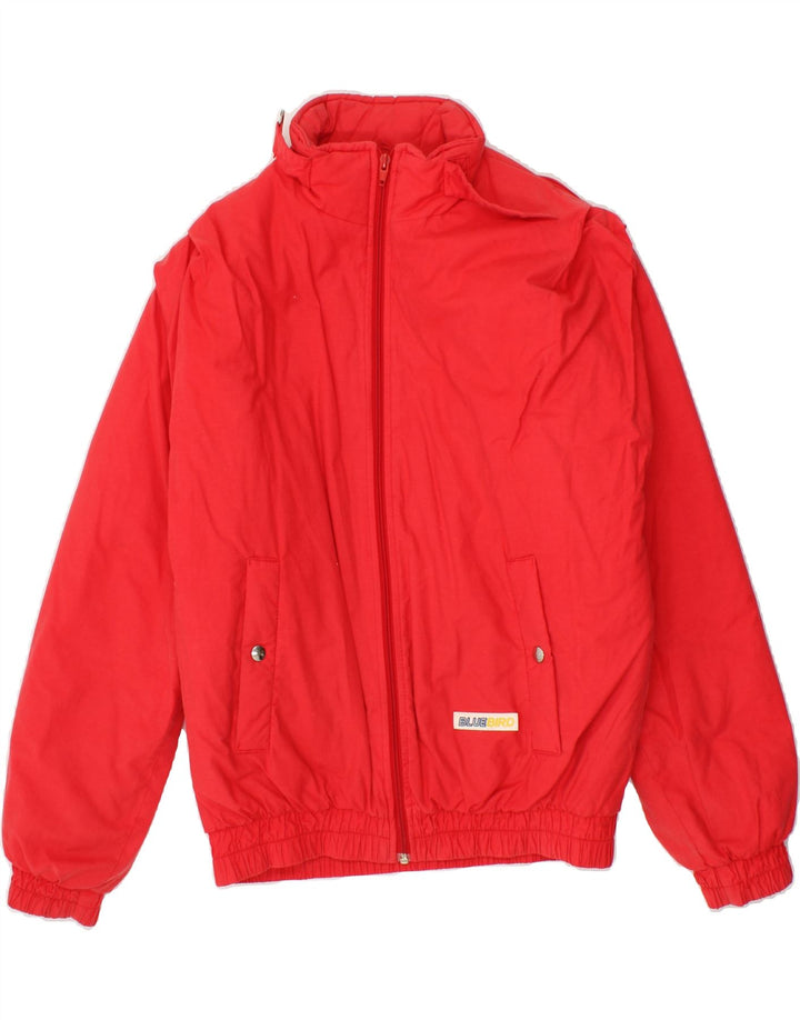 VINTAGE Womens Windbreaker Jacket EU 44 XL Red Cotton Vintage Vintage and Second-Hand Vintage from Messina Hembry 