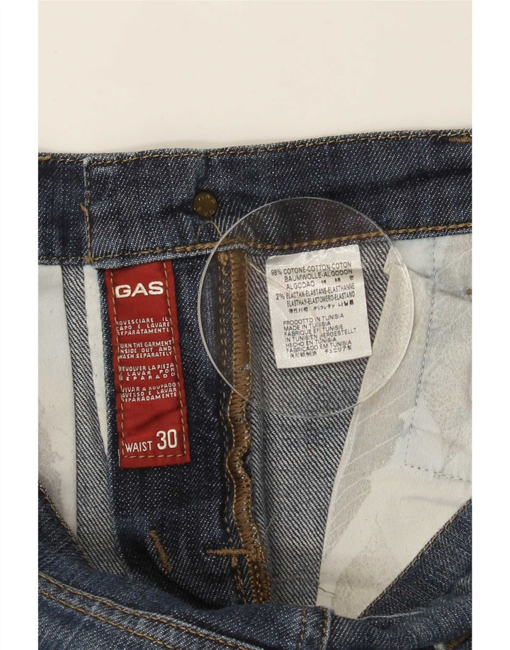 Gas Womens Bootcut Jeans W30 L31 Blue Cotton
