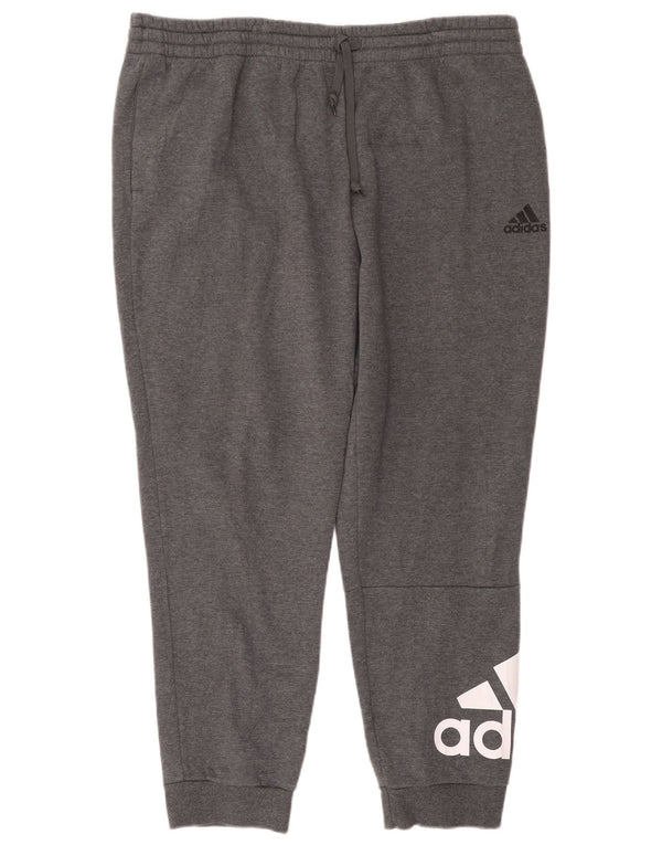 Adidas Herre grafisk træningsdragt Bukser Joggers 2XL Grå Polyester