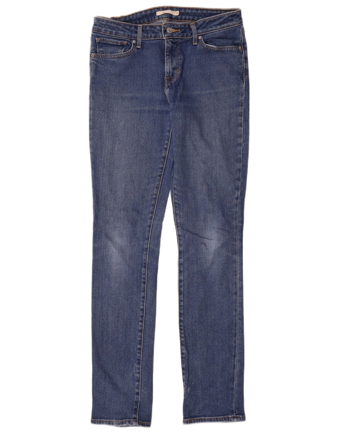 Levi's Dame 712 Slim Jeans W29 L32 Blå Bomuld