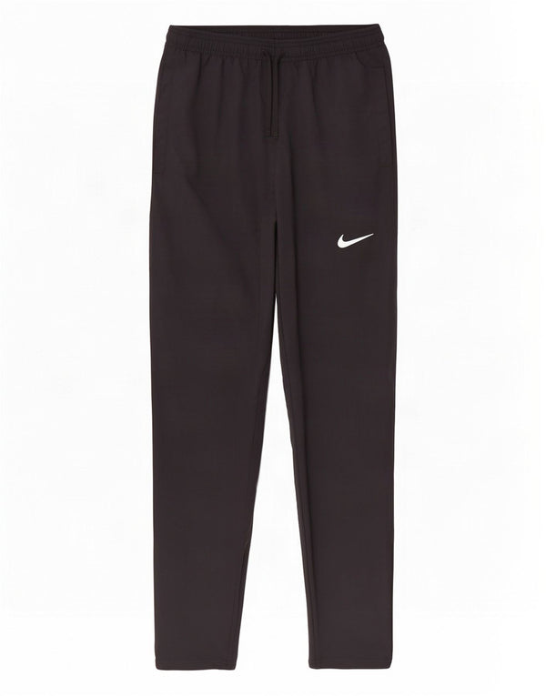 Nike Dame Dri Fit træningsdragt Bukser UK 14 Medium Sort Polyester