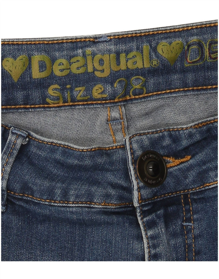 Desigual Dame Skinny Jeans W28 L27 Blå