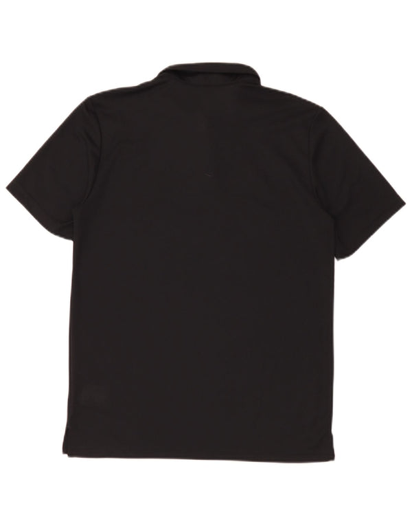 Adidas Boys Climalite Polo Shirt 13-14 År Sort Polyester