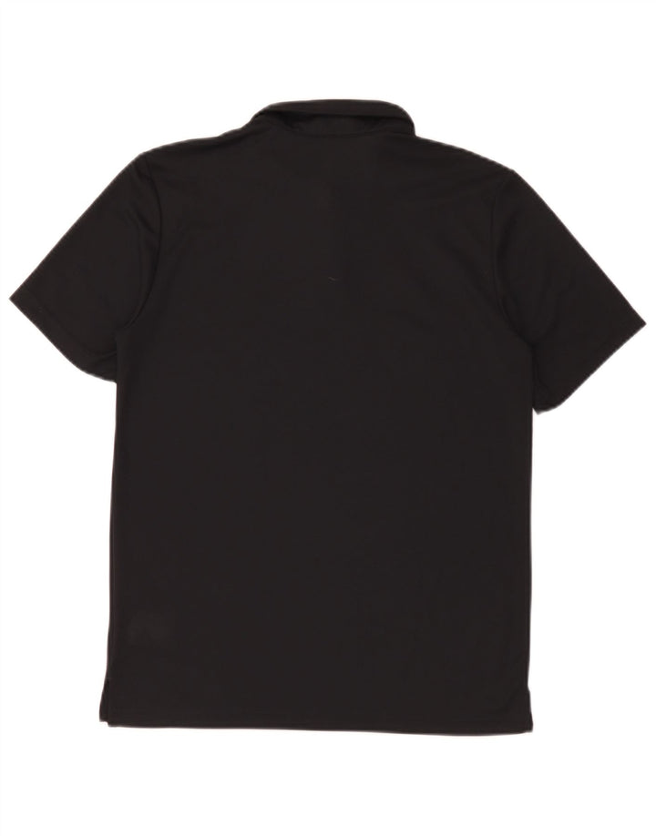 Adidas Boys Climalite Polo Shirt 13-14 År Sort Polyester