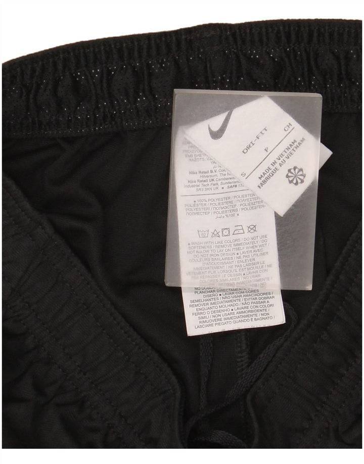 Nike Dame Dri Fit Sport Shorts UK 8 Small Black Polyester