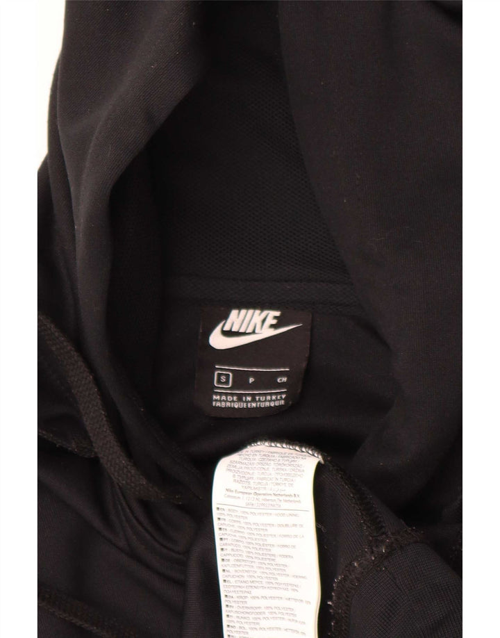 Nike grafisk hættetrøje til mænd, lille sort polyester