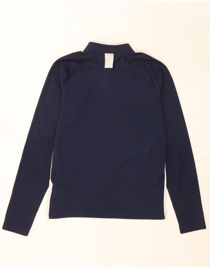 Nike Boys Dri Fit Pullover Træningsdragt Top 12-13 år Large Navy Blue