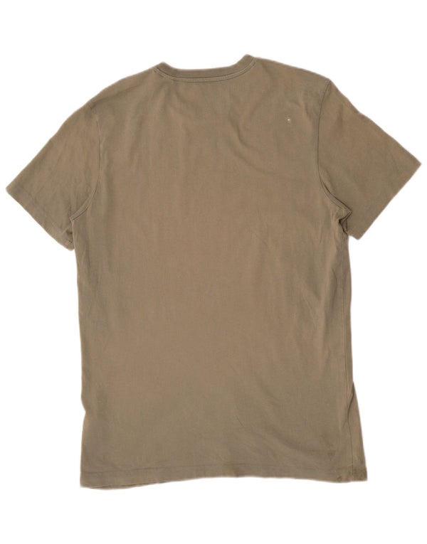 Adidas grafisk t-shirt til mænd, medium Khaki Bomuld