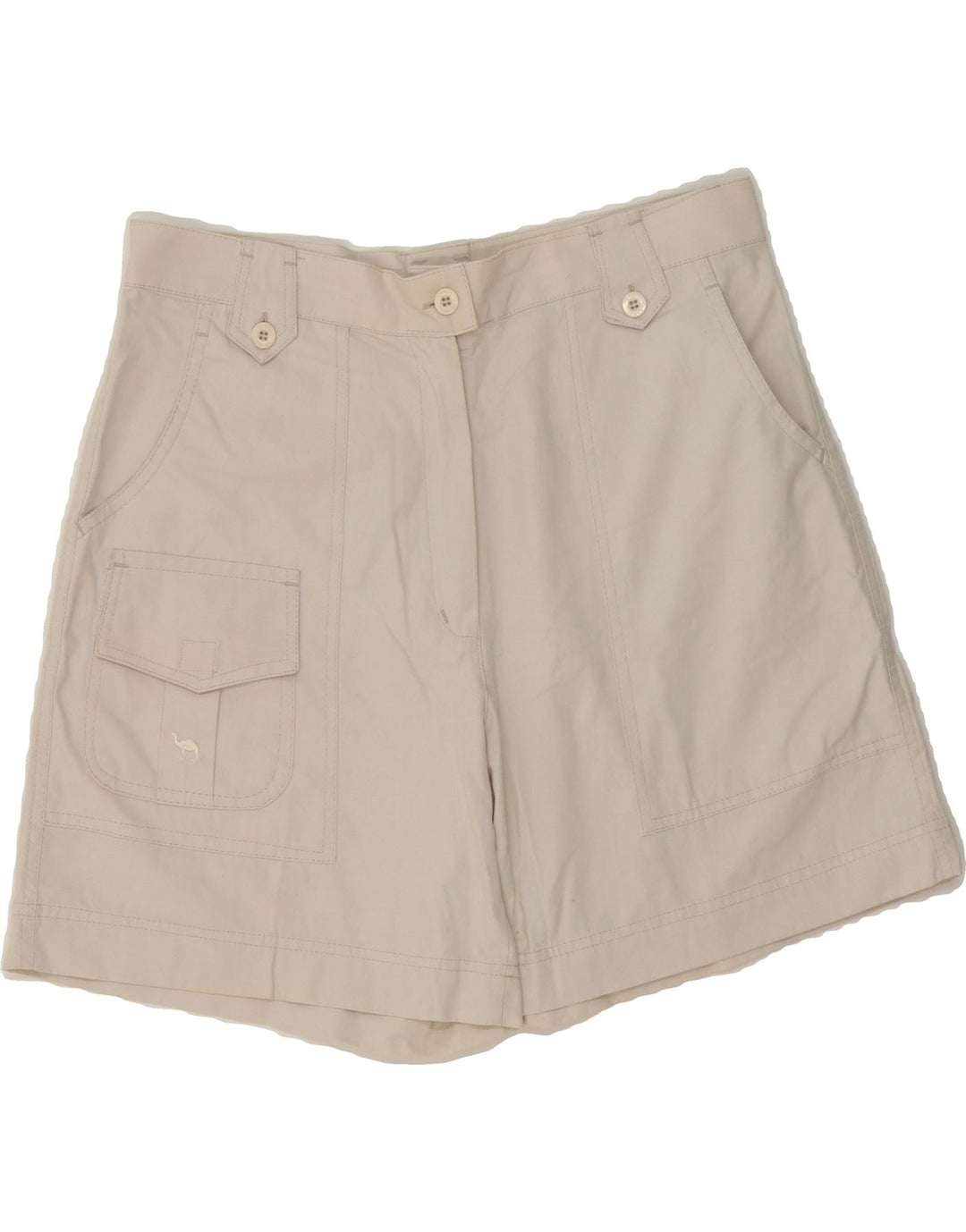 CAMEL Womens Cargo Shorts IT 44 Medium W32 White Cotton Vintage Camel and Second-Hand Camel from Messina Hembry 