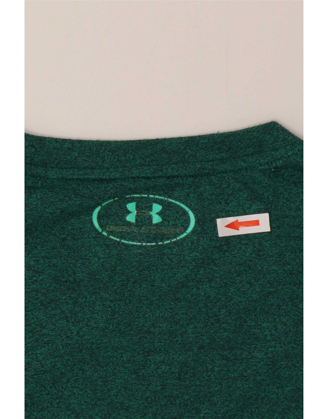 Under Armour Herre løs T-shirt Top Medium Grøn Flecked