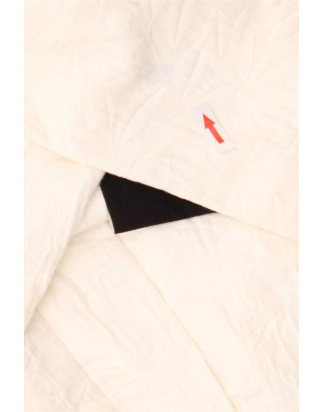 Zara Dame Overfrakke UK 14 Medium Off White Bomuld