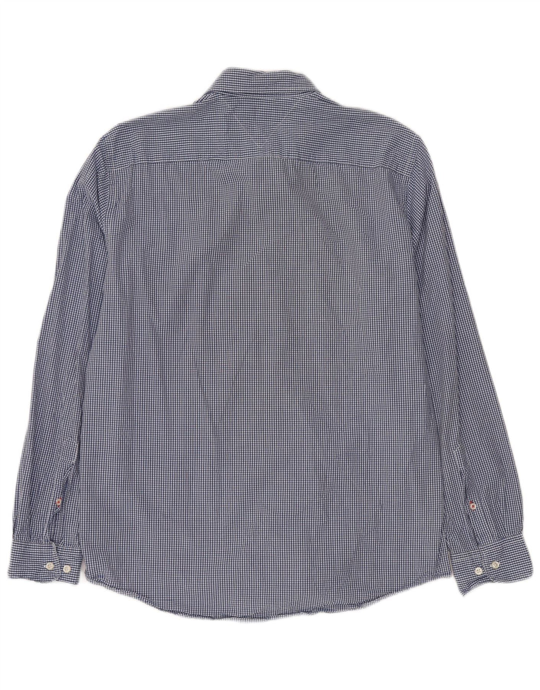 TOMMY HILFIGER Herre Regular Fit Skjorte Large Blue Gingham Cotton