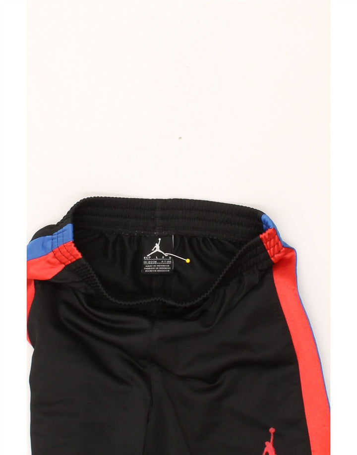 JORDAN Boys Tracksuit Trousers 6-7 Years Large  Black Colourblock Vintage Jordan and Second-Hand Jordan from Messina Hembry 