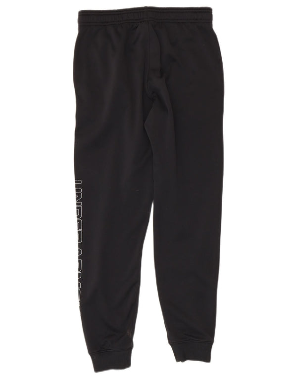 Under Armour Boys Cold Gear Træningsdragt Bukser Joggers 13-14 år XL Sort
