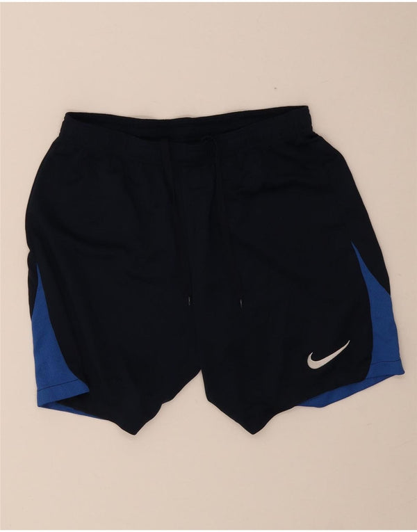 Nike Herre Dri Fit Slim Sportsshorts Store Marineblå Colourblock Polyester