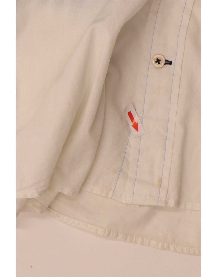 Tommy Hilfiger Kortærmet Herre Custom Fit skjorte Medium Blue Colourblock