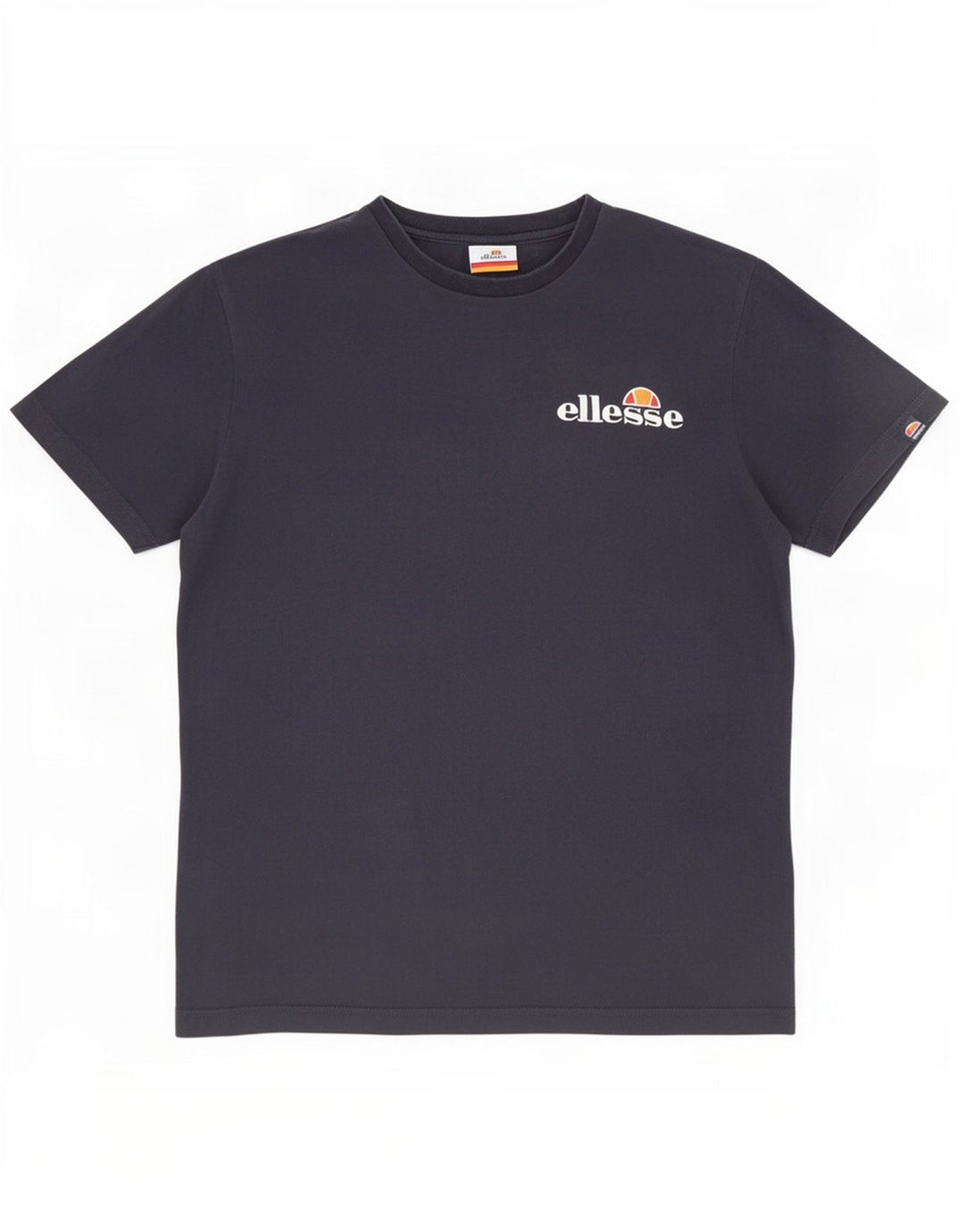 Ellesse Herre T-Shirt Top Stor Marineblå Bomuld