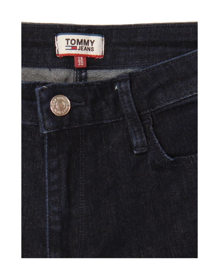 TOMMY HILFIGER Womens Slim Jeans W28 L30 Navy Blue Cotton Vintage Tommy Hilfiger and Second-Hand Tommy Hilfiger from Messina Hembry 