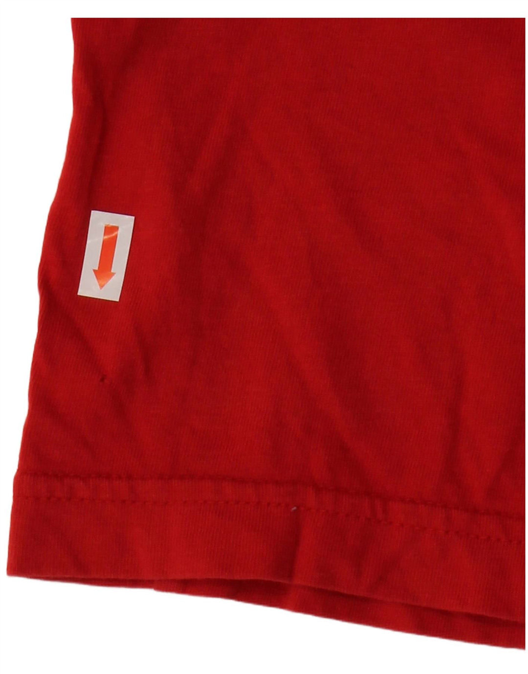 ADIDAS grafisk t-shirt til mænd, medium rød bomuld