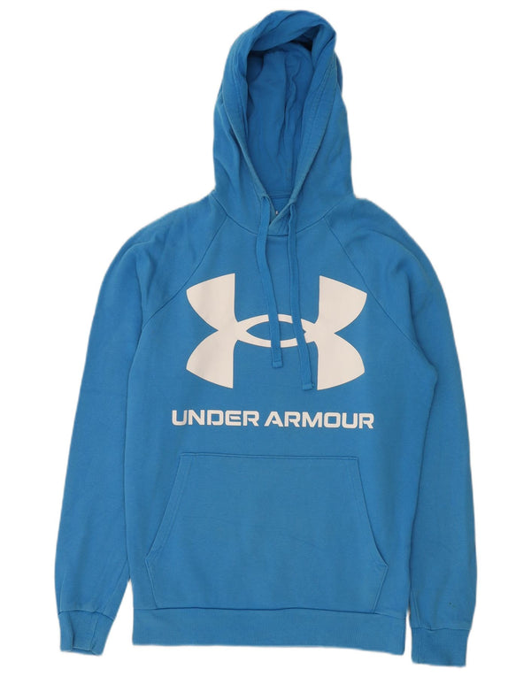 Under Armour Herre Cold Gear Grafisk Hoodie Jumper XS Blå Bomuld