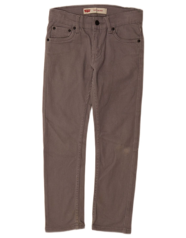 Levi's Boys 510 Skinny Jeans 7-8 år W24 L22 Grå