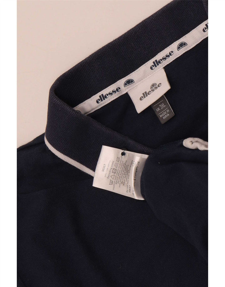 Ellesse Herre poloskjorte 3XL marineblå bomuld