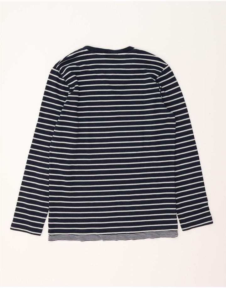 SCOTCH & SODA Herre Top Langærmet Stor Marineblå Stribet Bomuld