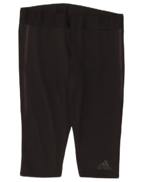 Adidas Dame Aeroready Capri Leggings UK 20/22 XL Sort