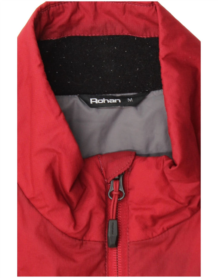 ROHAN Mens Gilet UK 38 Medium Red Polyamide