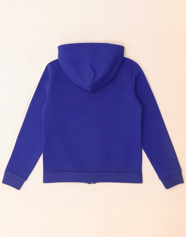 Adidas hættetrøje med lynlås til drenge 9-10 år Blå Colourblock Bomuld