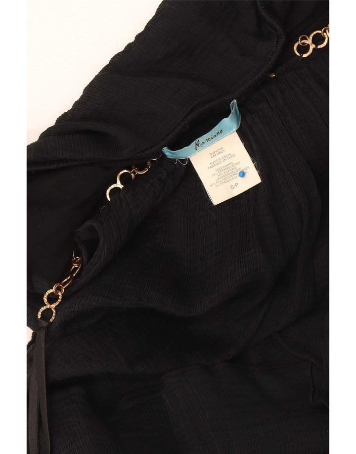 Marciano Dame Crop Cami Top UK 10 Small Black Bomuld