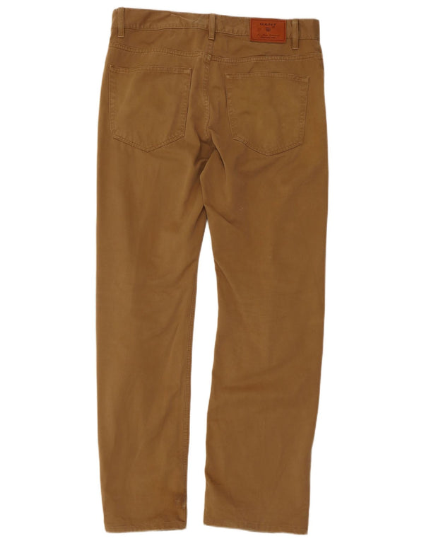 Gant Herre Jason Regular Fit Casual Bukser W34 L34 Beige Bomuld