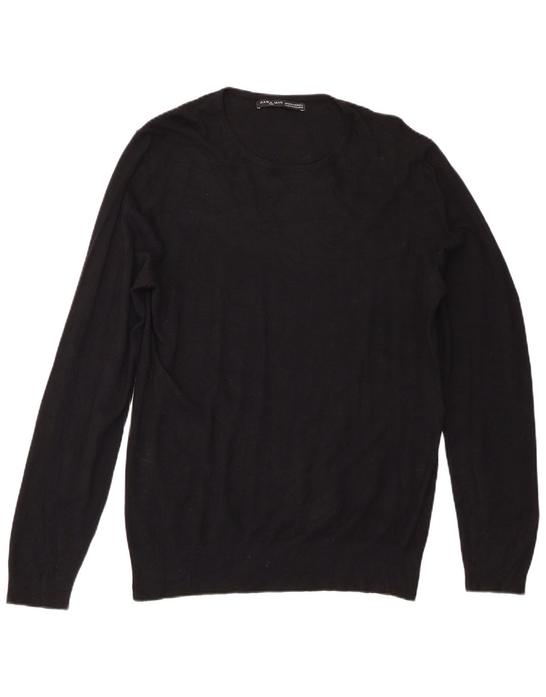 Zara Herre sweater med rund hals XL sort