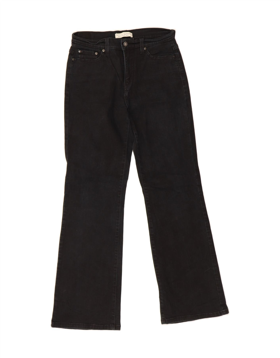 LEVI'S Womens 512 High Rise Bootcut Jeans US 10 Large W27 L30 Black Vintage Levi's and Second-Hand Levi's from Messina Hembry 
