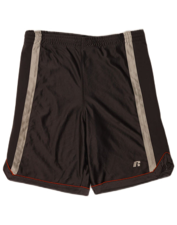 Russell Athletic Boys Sportsshorts 12-13 år Stor grå farveblok