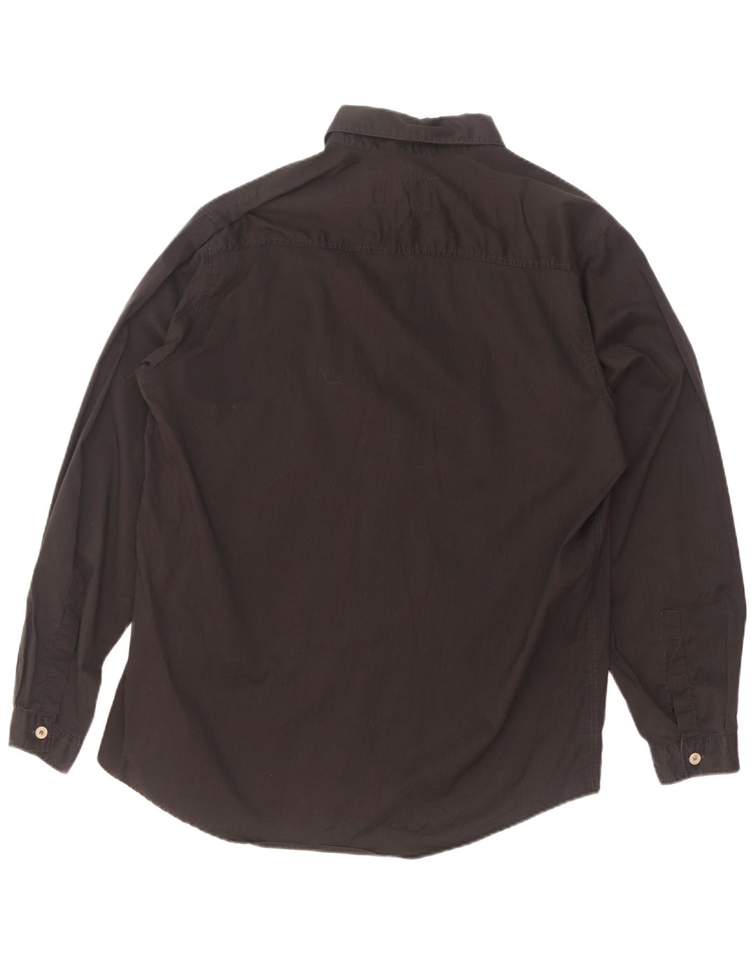 Armani Jeans Herreskjorte Medium Sort Bomuld