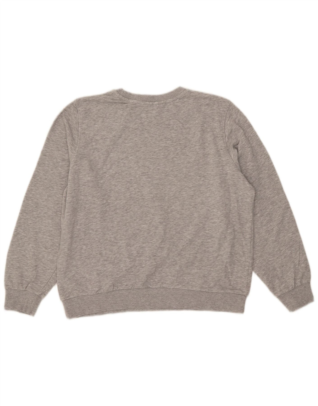 Marks & Spencer Dame Sweatshirt Jumper UK 16 Stor Grå Bomuld
