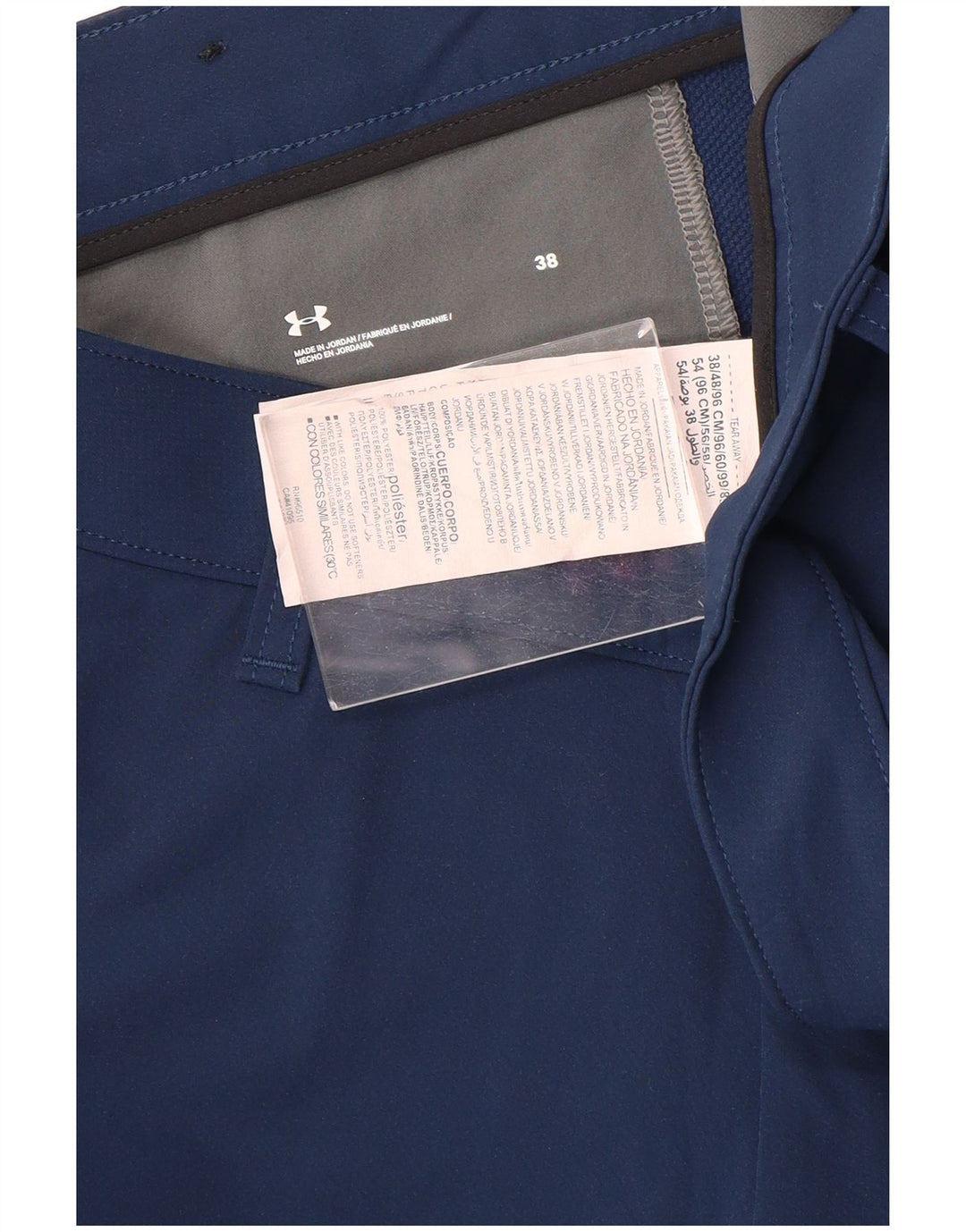 Under Armour Herre Chino Shorts W38 XL Navy Blue Polyester