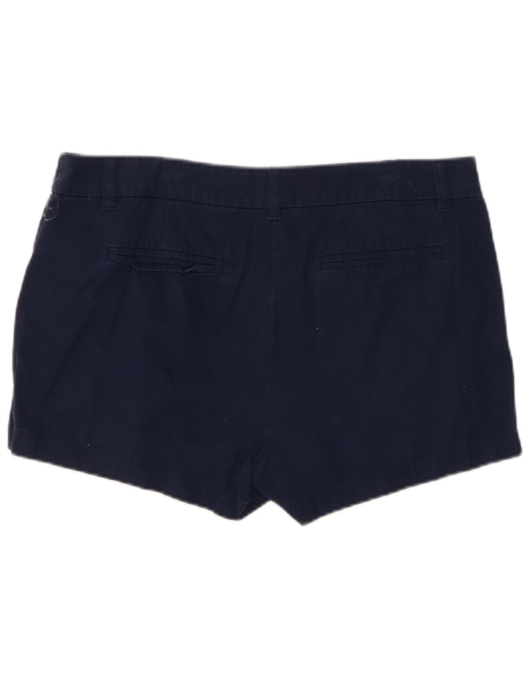 J. CREW Chino Shorts til kvinder US 12 Large W34 Navy Blue Bomuld